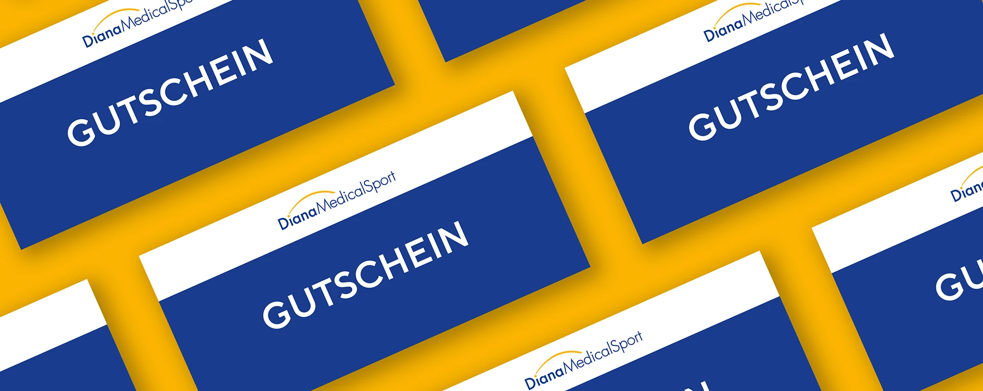 Gutscheine, die bei DianaMedicalSport erworben werden können.